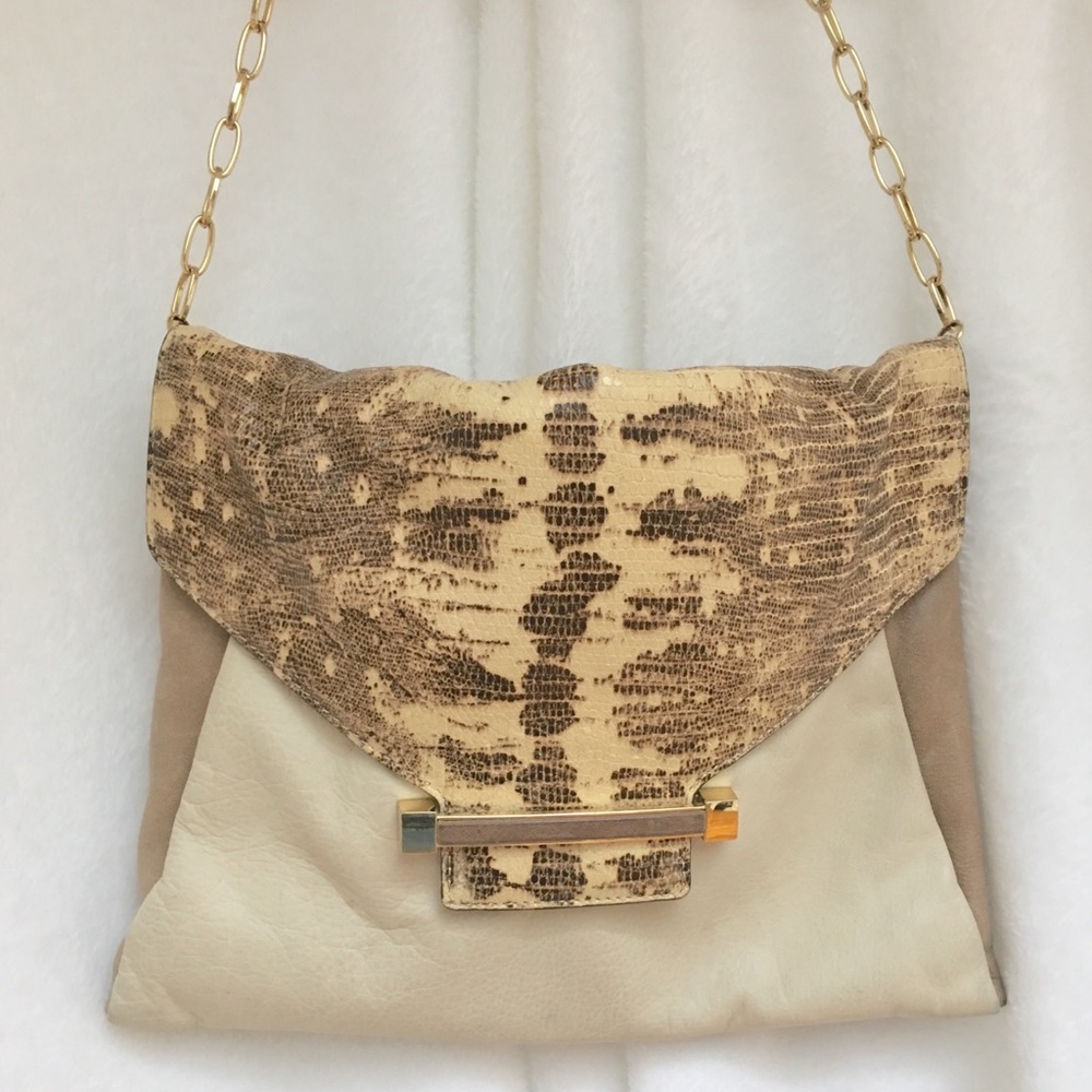 Vince Camuto leather shoulder bag/clutch